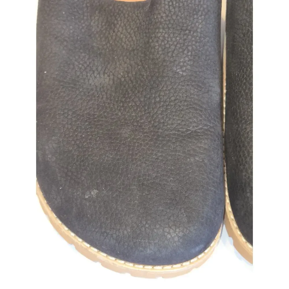 Madewell Layne Clog Mule True Black Nubuck Leather Slip On | 8 EUC Preppy Boho - Picture 13 of 16